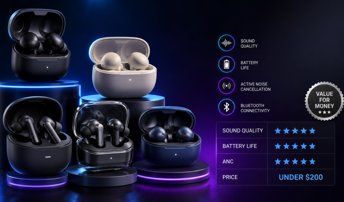 best wireless earbuds under 200 dollars 2024