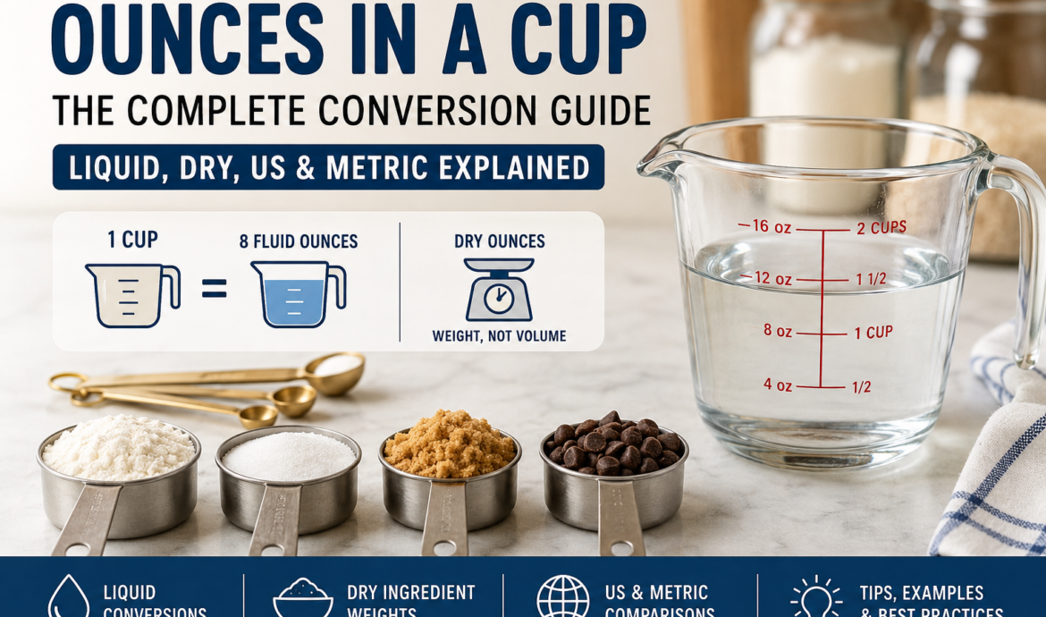 ounces in a cup